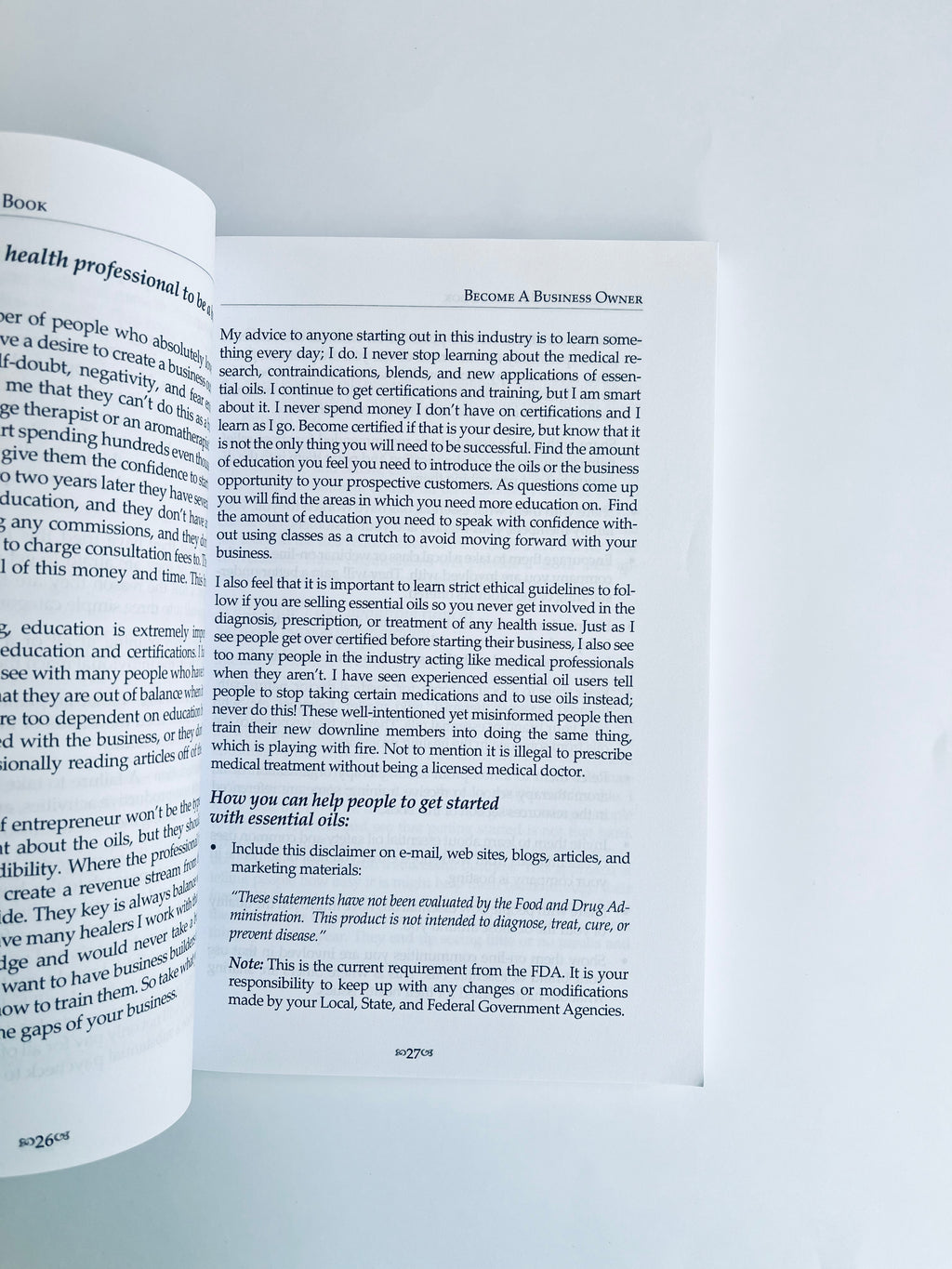 Essential Oils Business Book