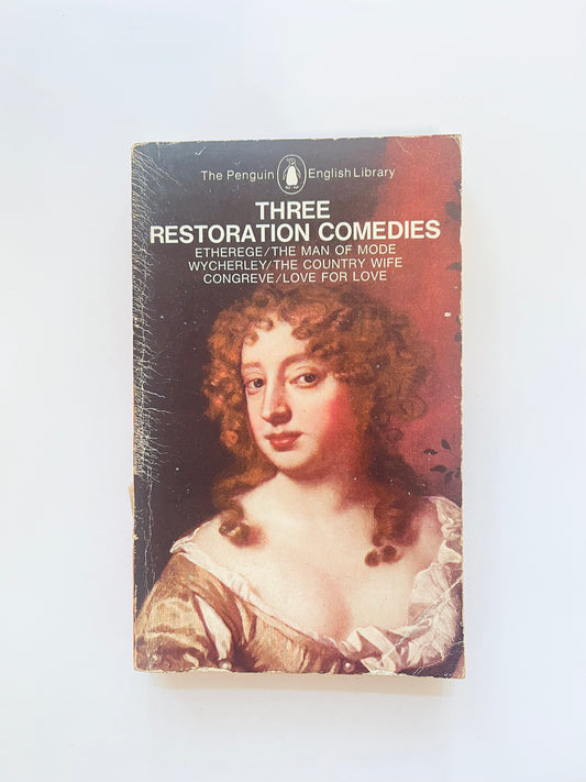 THREE RESTORATION COMEDIES