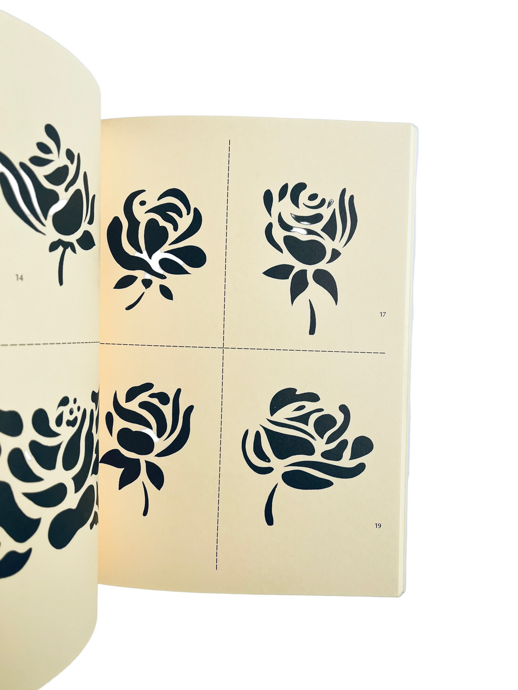Roses Cut & Use Stencils