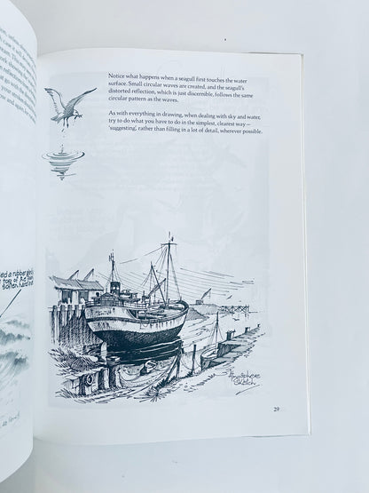 Draw Boats & Harbours peter caldwell