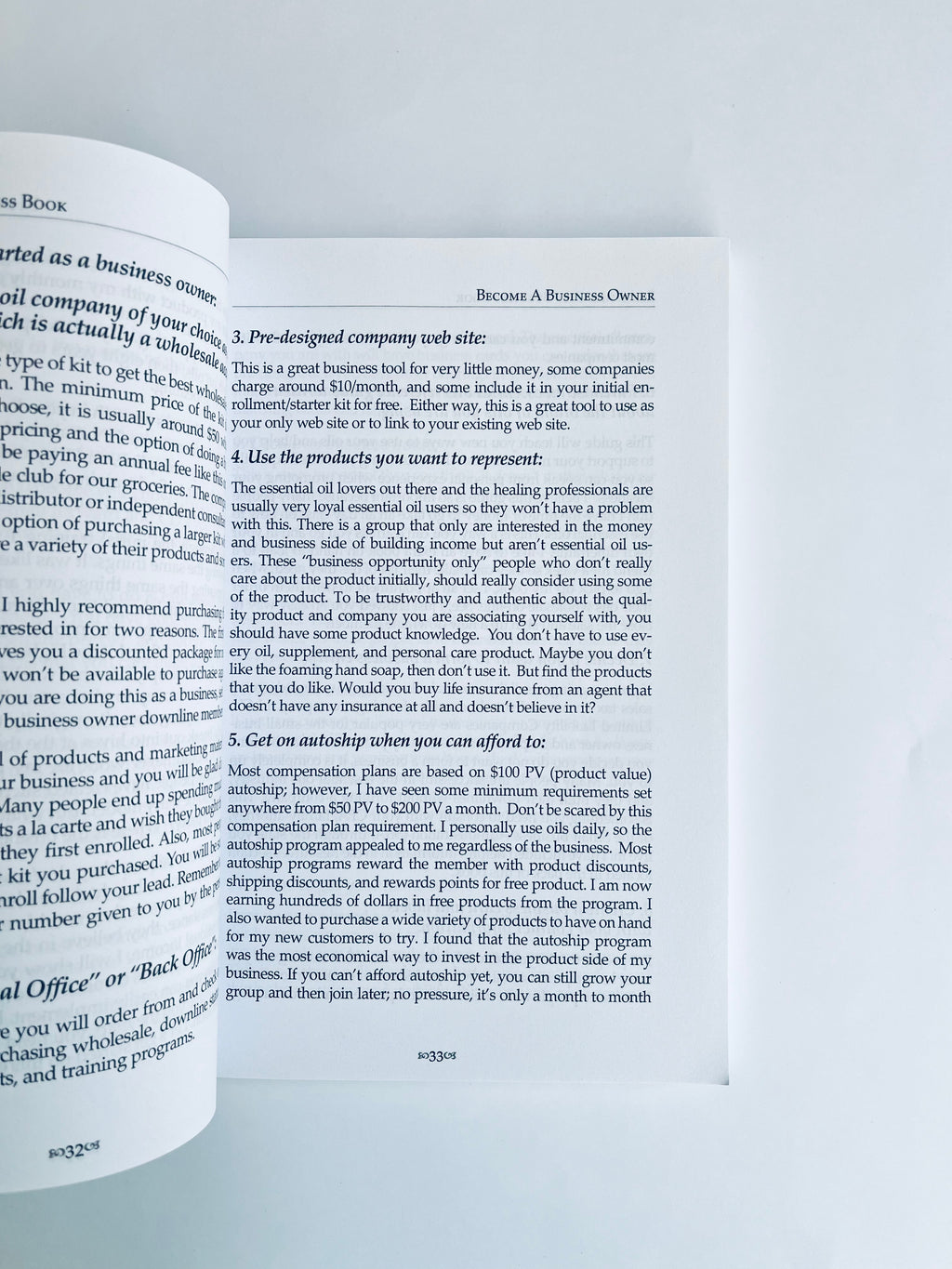 Essential Oils Business Book