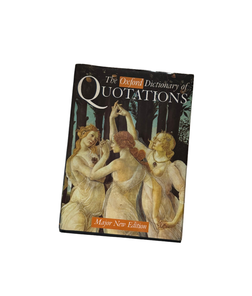 The Oxford Dictionary of Quotations