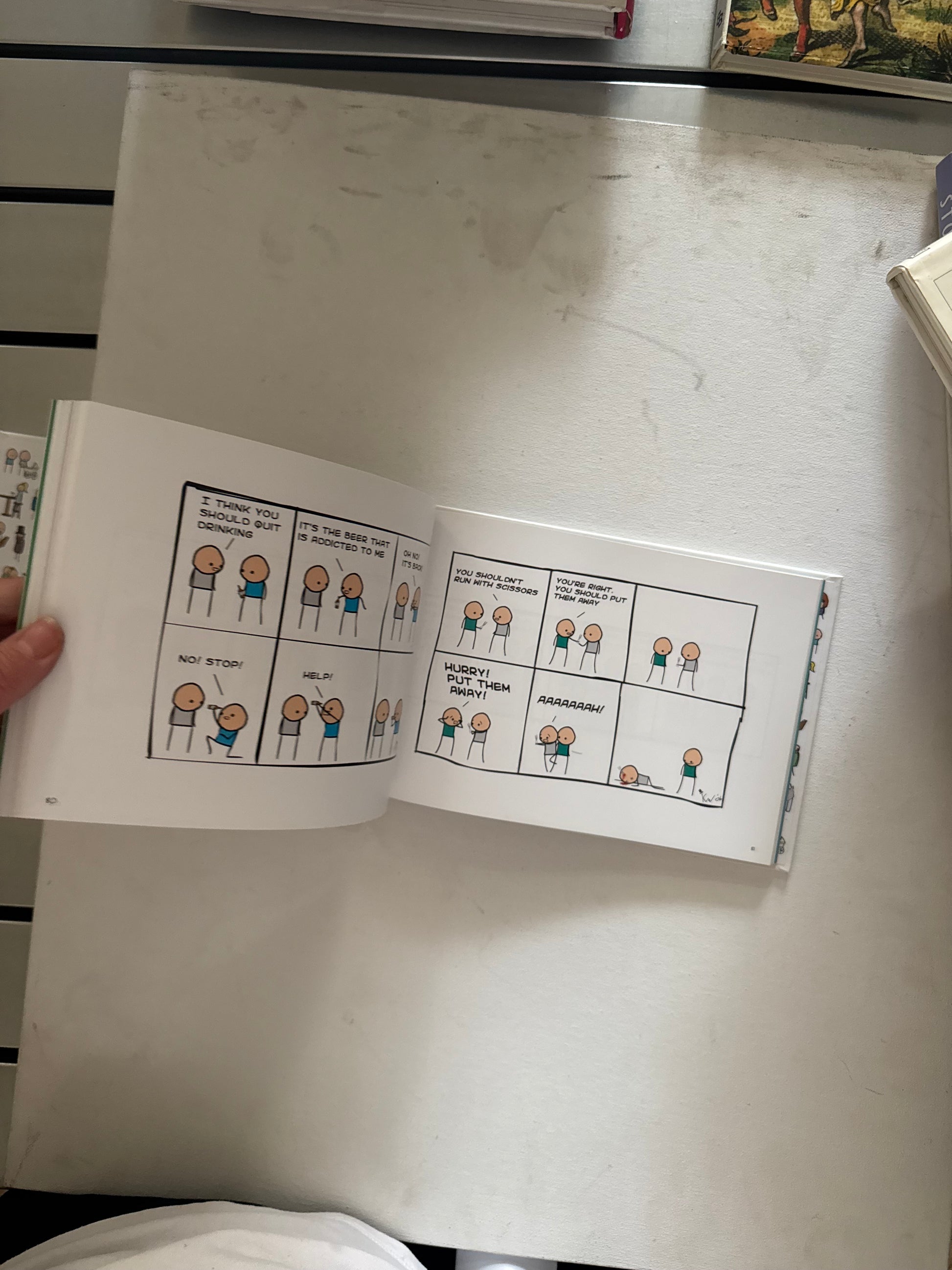 Cyanide & Happiness: I’m giving you the finger