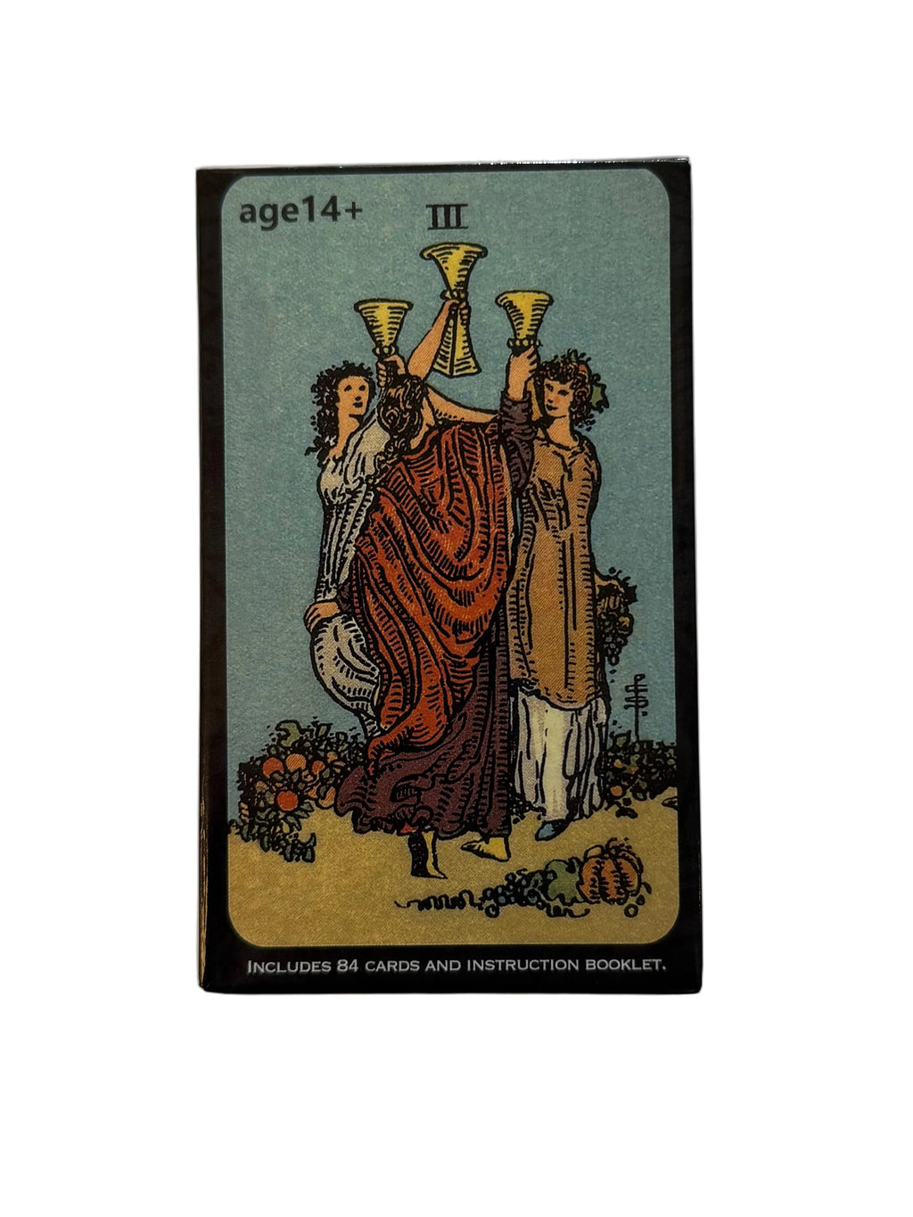 Smith-Waite Tarot Deck Borderless edition Rider თეთრი ჩარჩოს საზღვრების გარეშე 10*6სმ