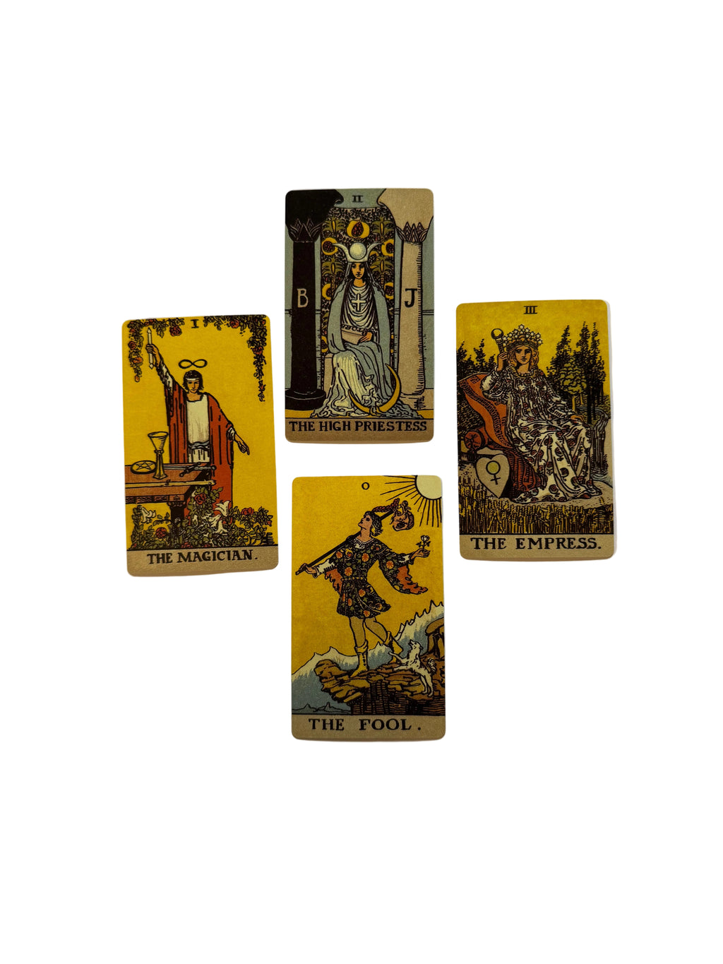 Smith-Waite Tarot Deck Borderless edition Rider თეთრი ჩარჩოს საზღვრების გარეშე 10*6სმ