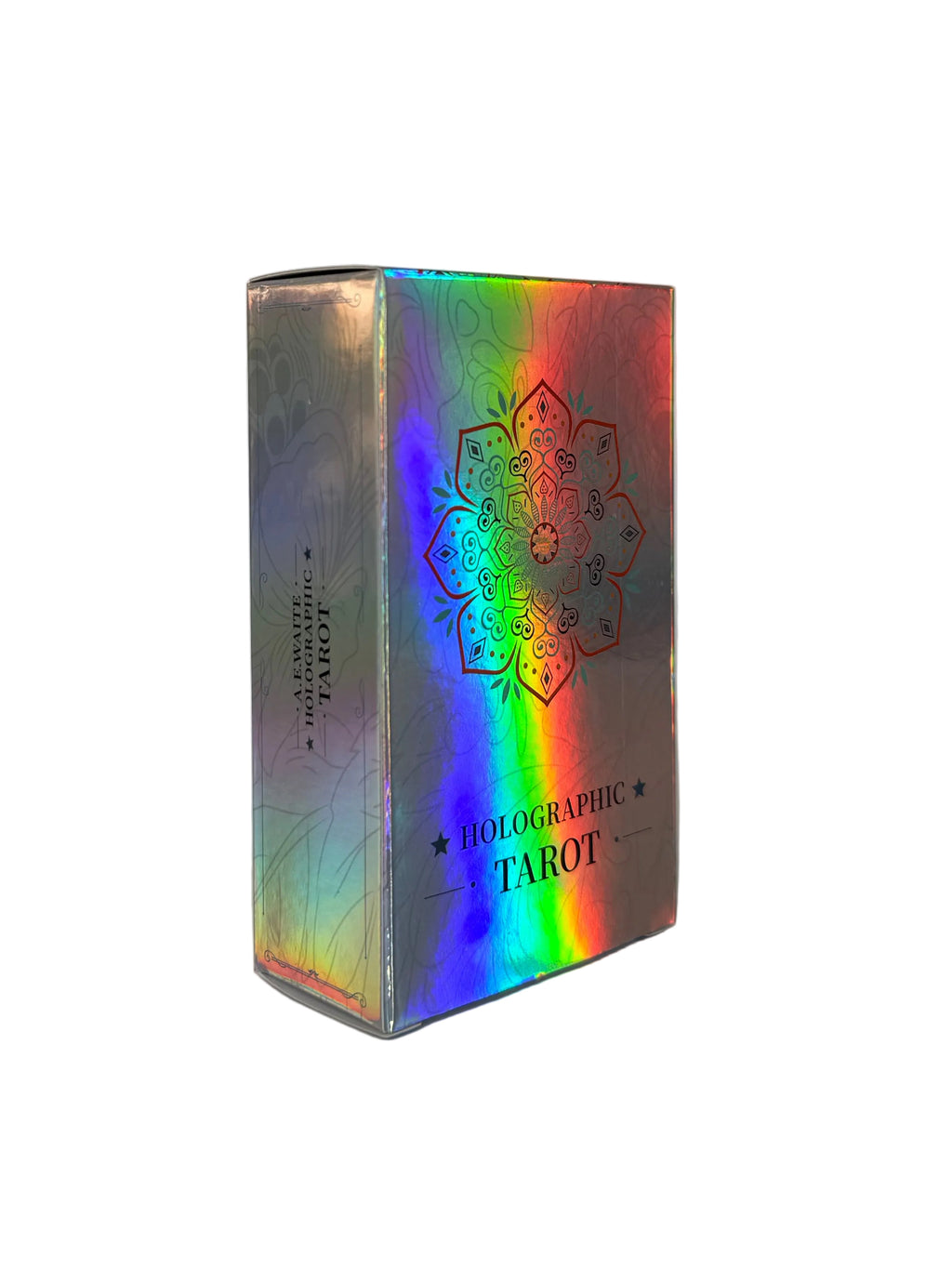 A.E. Waite Holographic Tarot Rider რაიდერის ჰოლოგრაფიული ტაროს დასტა 10*6სმ