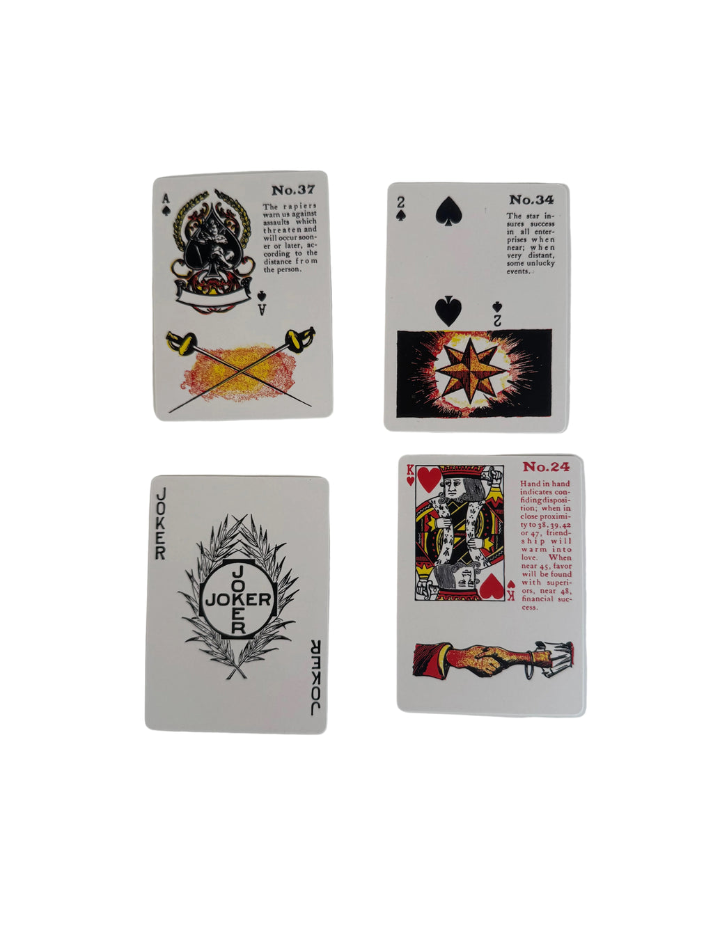 Gypsy Witch Fortune Telling Playing Cards Lenormand