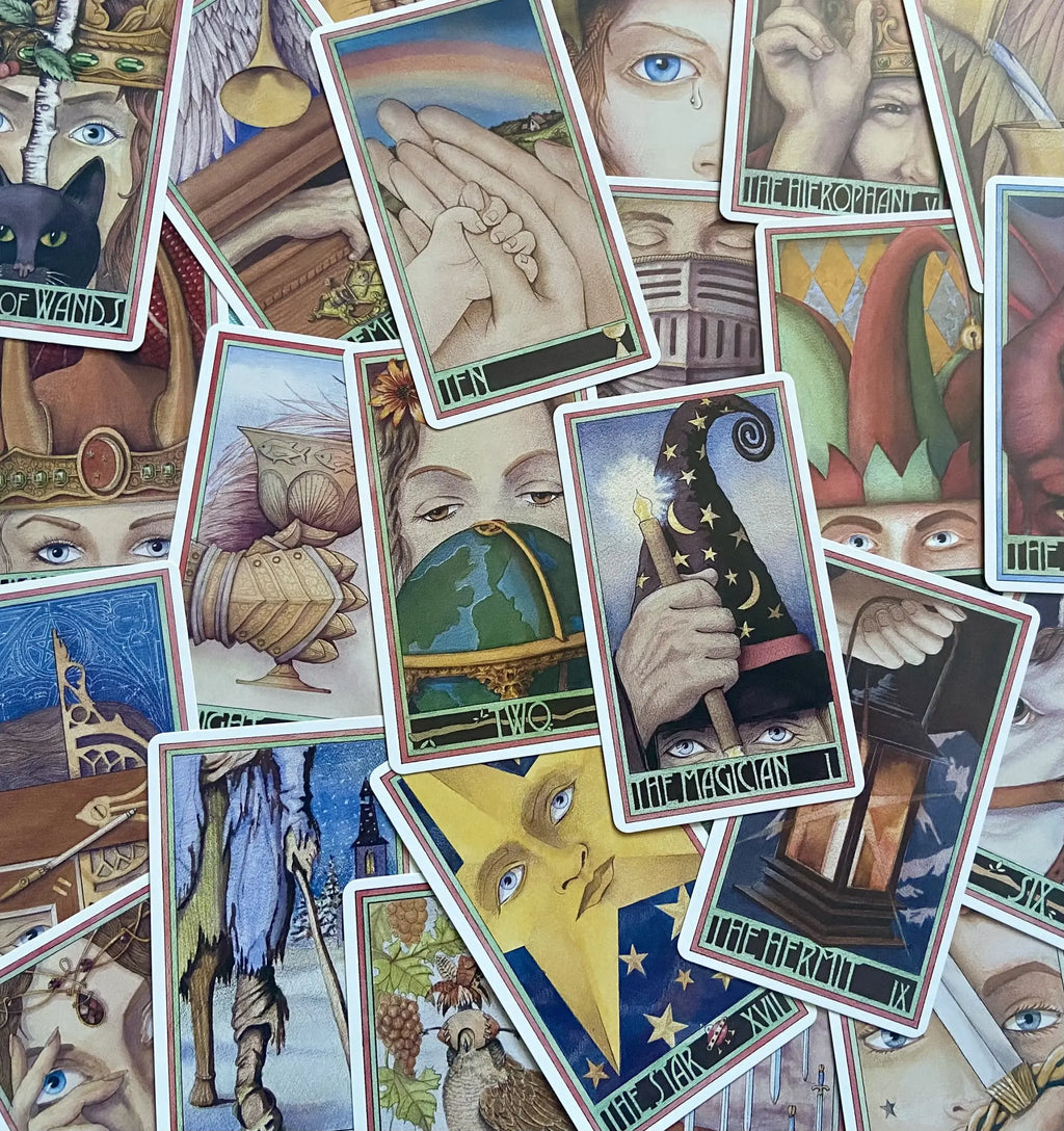 Erenberg Tarot ტაროს დასტა კარდონის ყუთით 12*7სმ