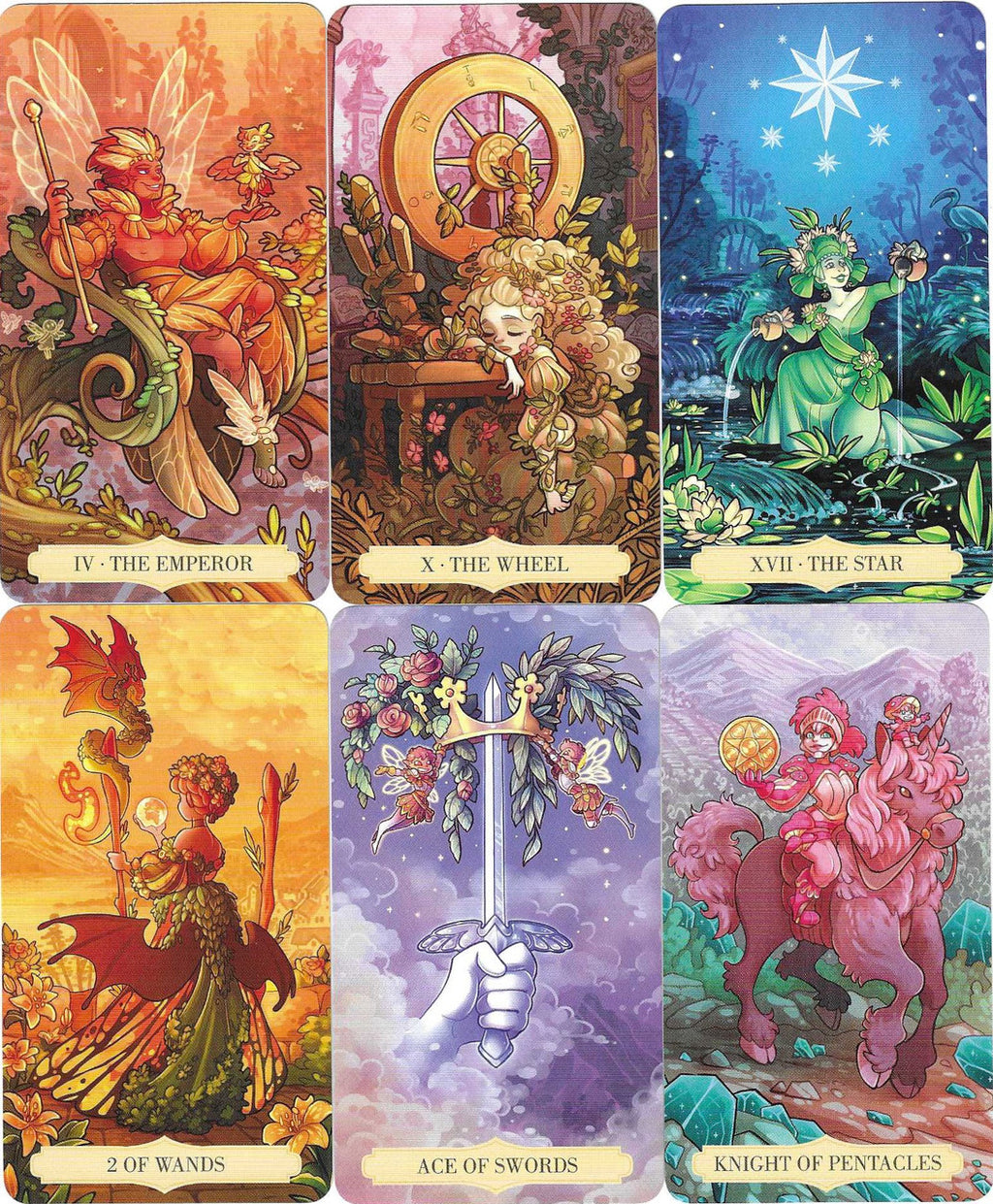 Once Upon a Time Tarot Deck ტაროს დასტა კარდონის ყუთით 12*7სმ