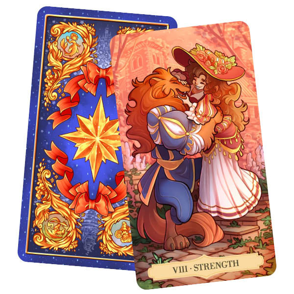 Once Upon a Time Tarot Deck ტაროს დასტა კარდონის ყუთით 12*7სმ