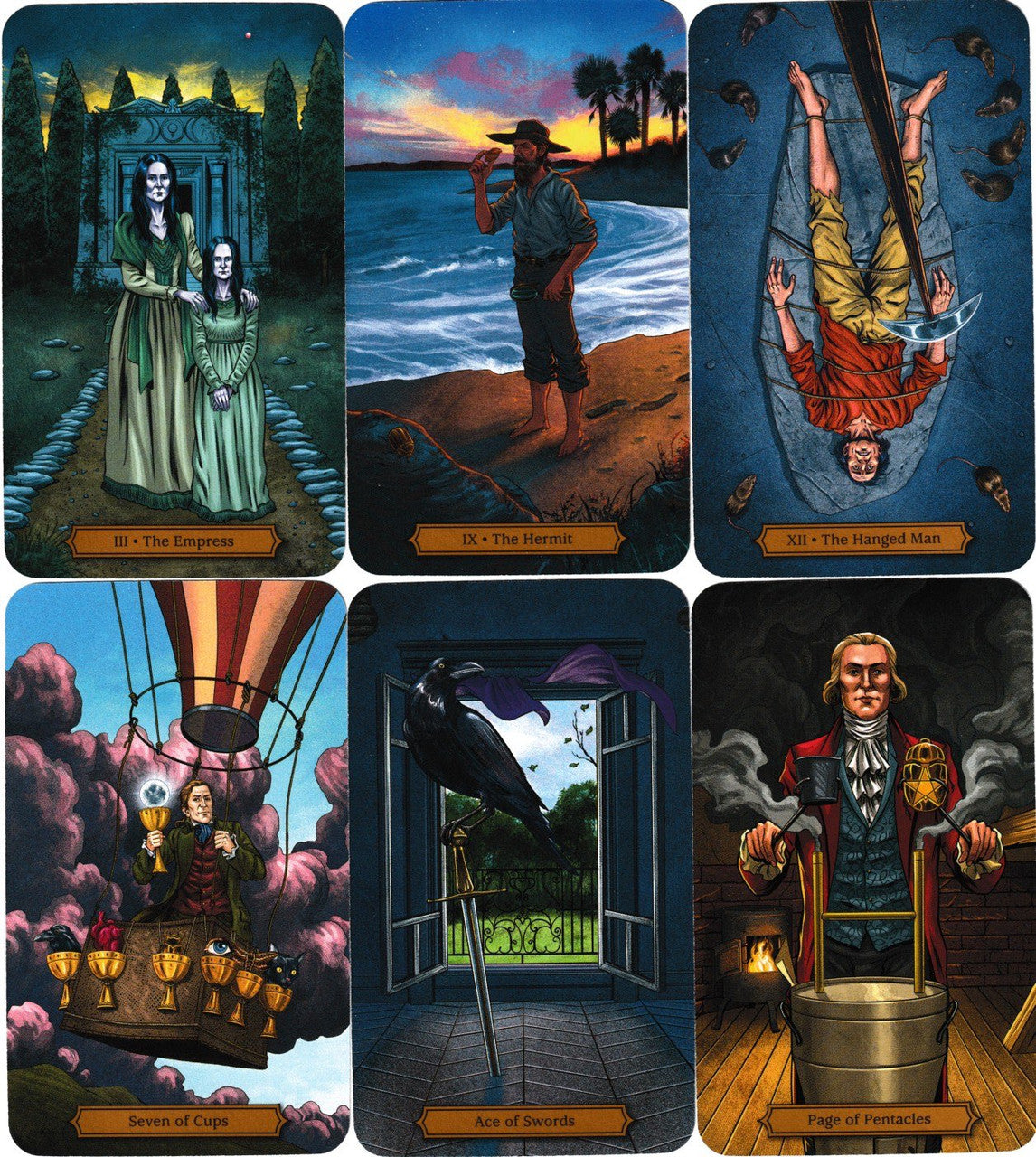 Edgar Allan Poes Tarot Deck 12*7cm