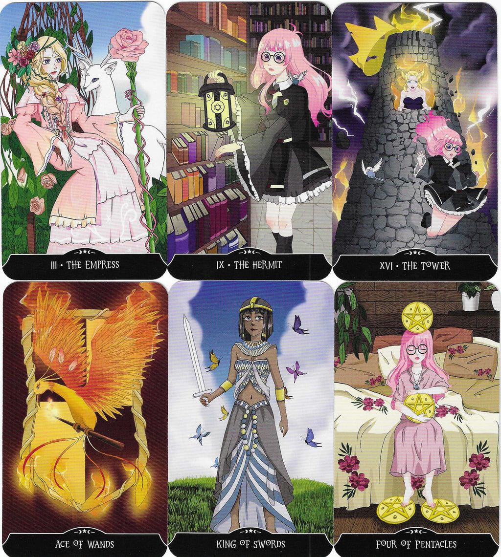 Witchling Academy Tarot ტაროს დასტა 12*7 სმ