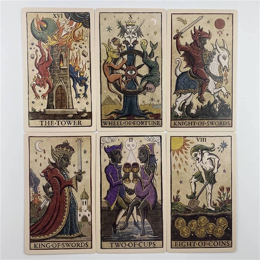 Trionfi Della Luna Tarot Deck 12*7cm