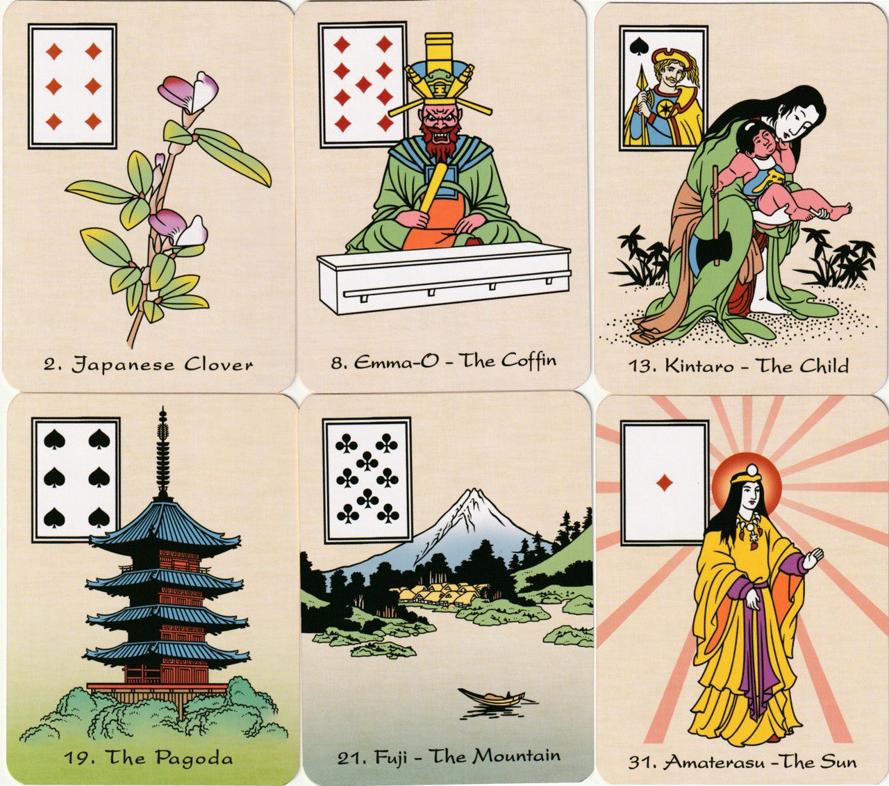 An Ukiyo-E Lenormand 9x6სმ