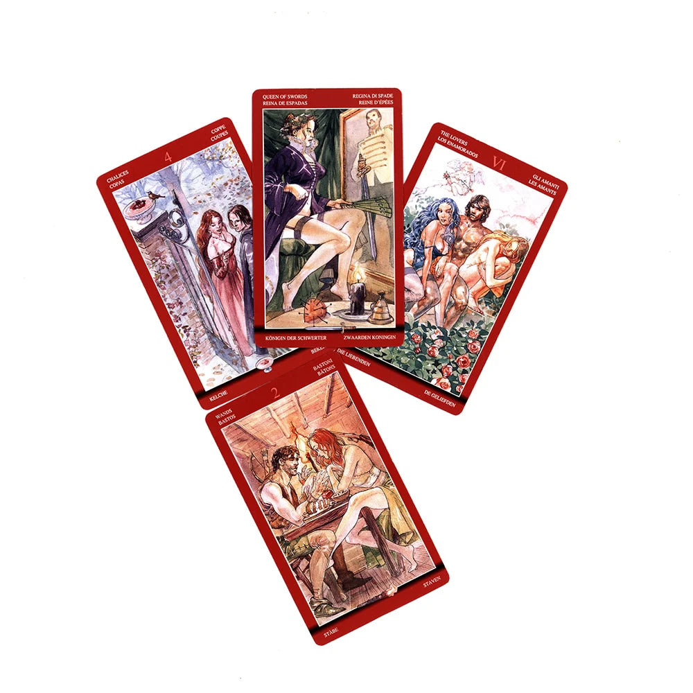 Tarot of Sexual Magic რკინის ყუთით 10*6სმ 🔞