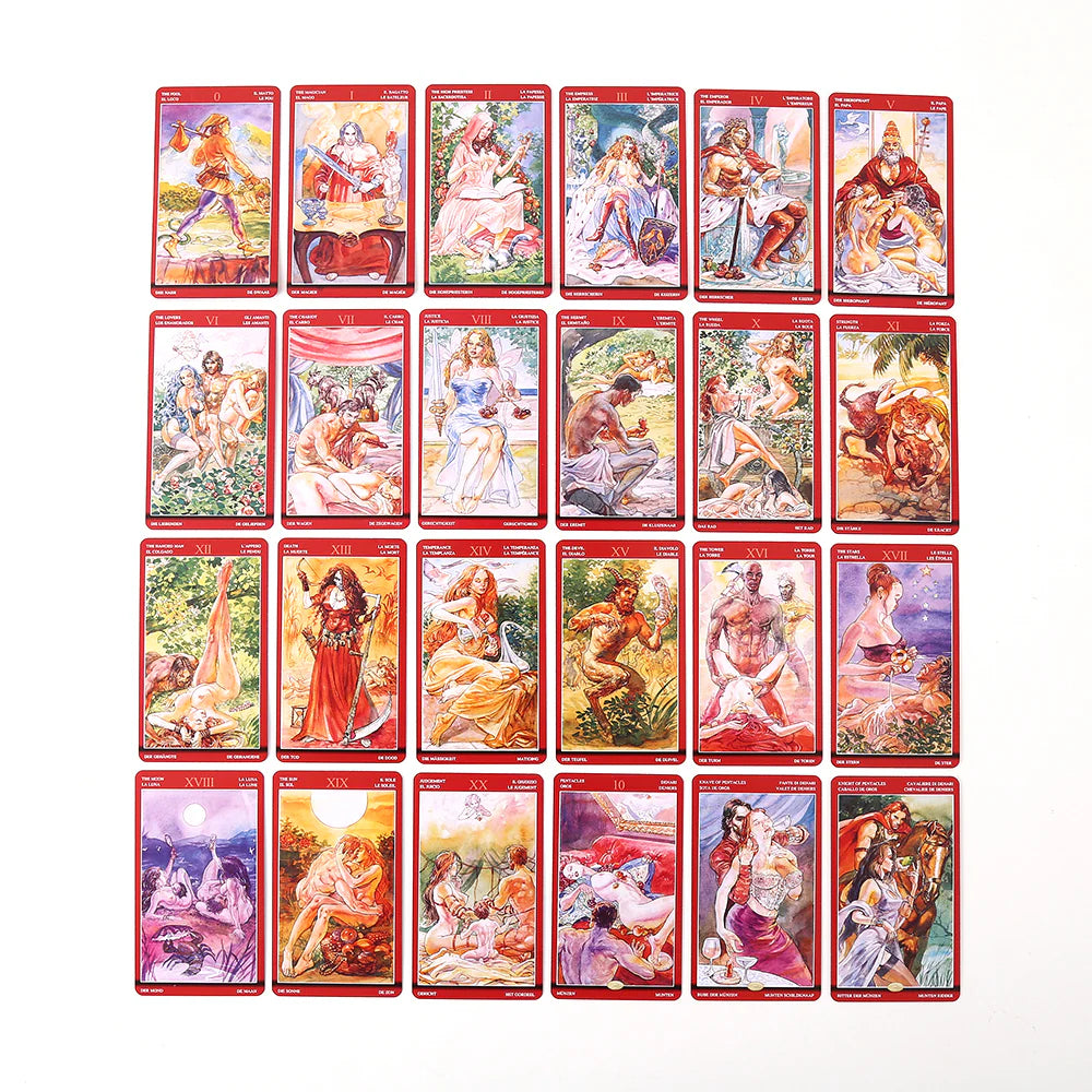 Tarot of Sexual Magic რკინის ყუთით 10*6სმ 🔞