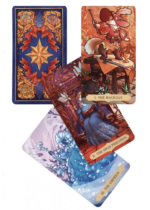 Once Upon a Time Tarot Deck ტაროს დასტა კარდონის ყუთით 12*7სმ