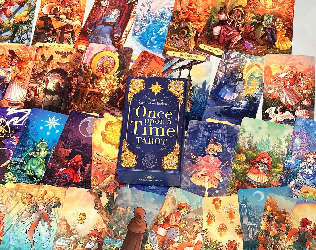 Once Upon a Time Tarot Deck ტაროს დასტა კარდონის ყუთით 12*7სმ