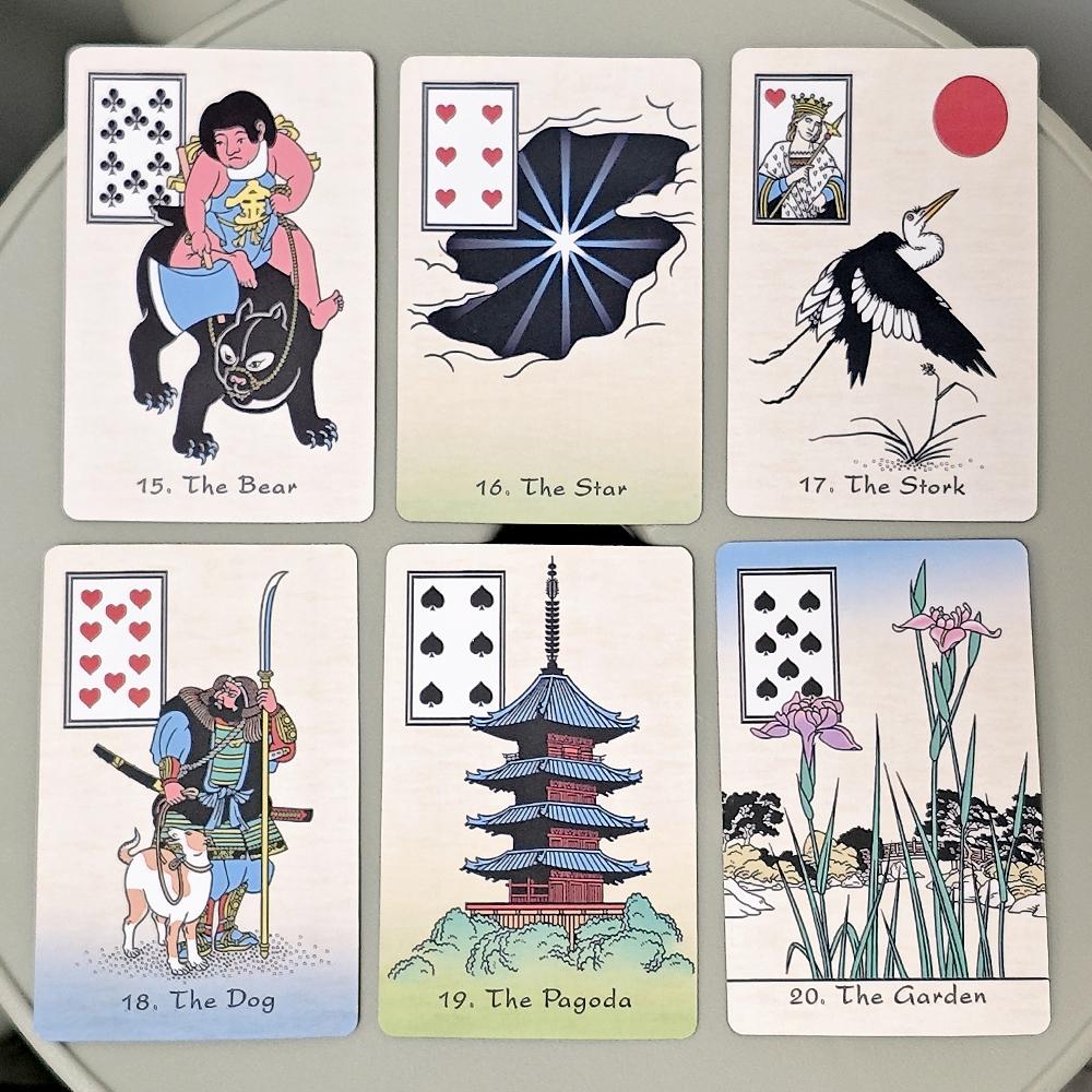 An Ukiyo-E Lenormand 9x6სმ