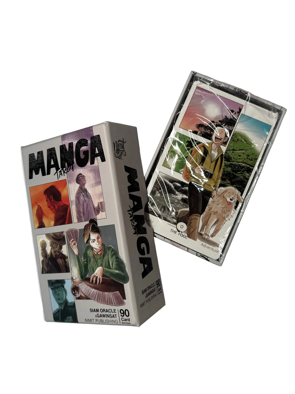 Manga Tarot Deck ტაროს დასტა კარდონის ყუთით 12*7სმ