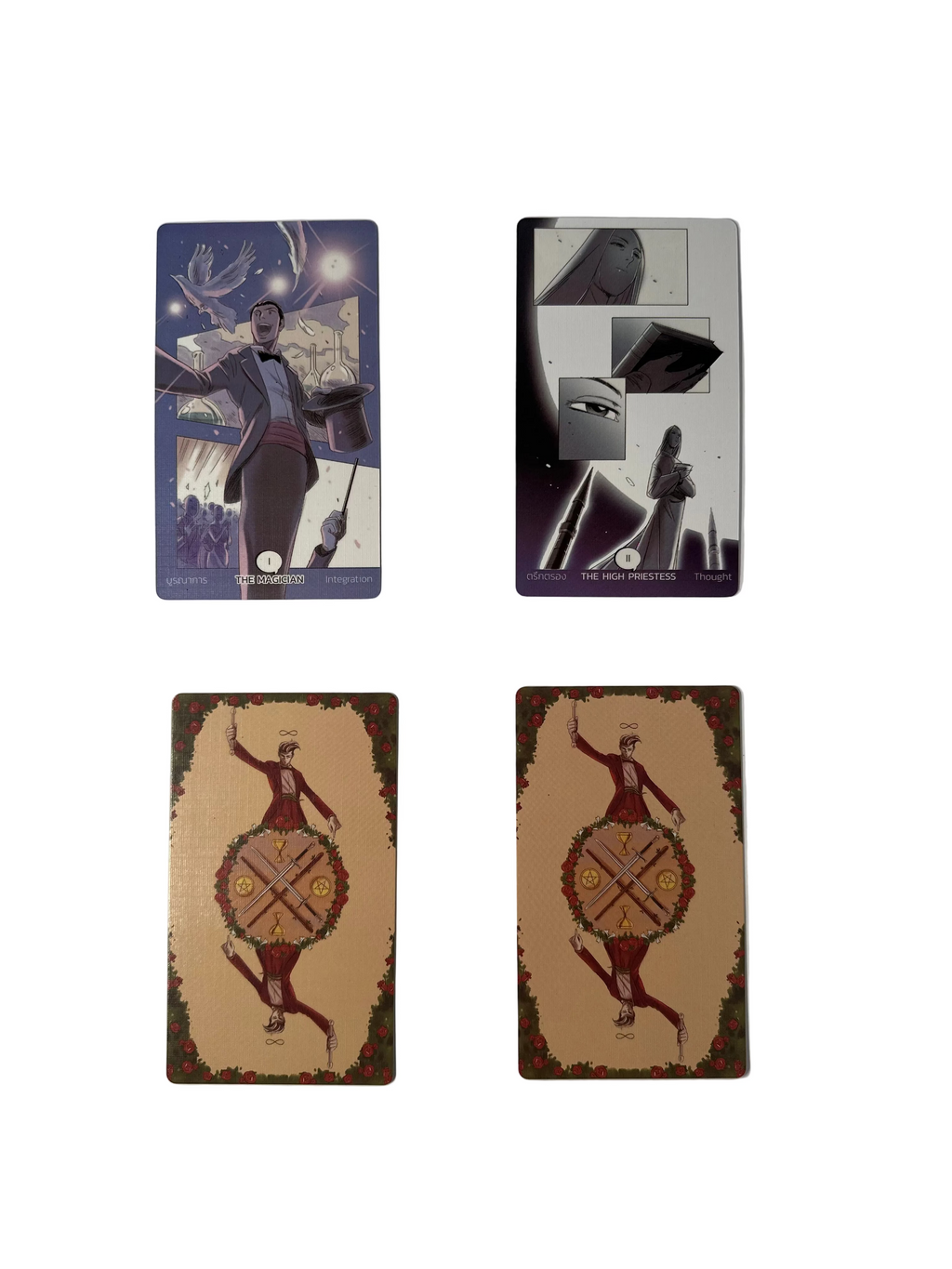 Manga Tarot Deck ტაროს დასტა კარდონის ყუთით 12*7სმ