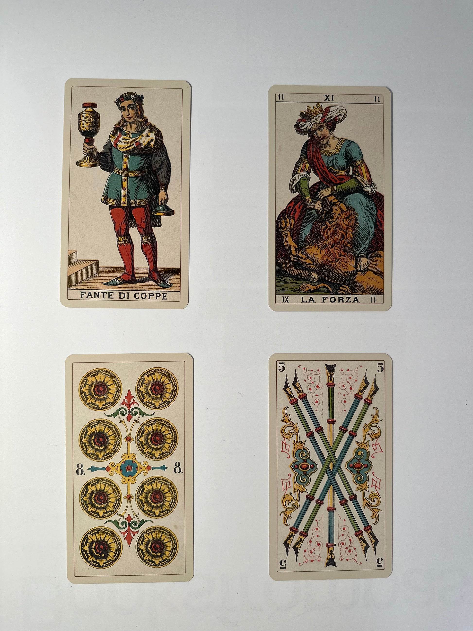 Altes Italienisches Tarot Deck 2000