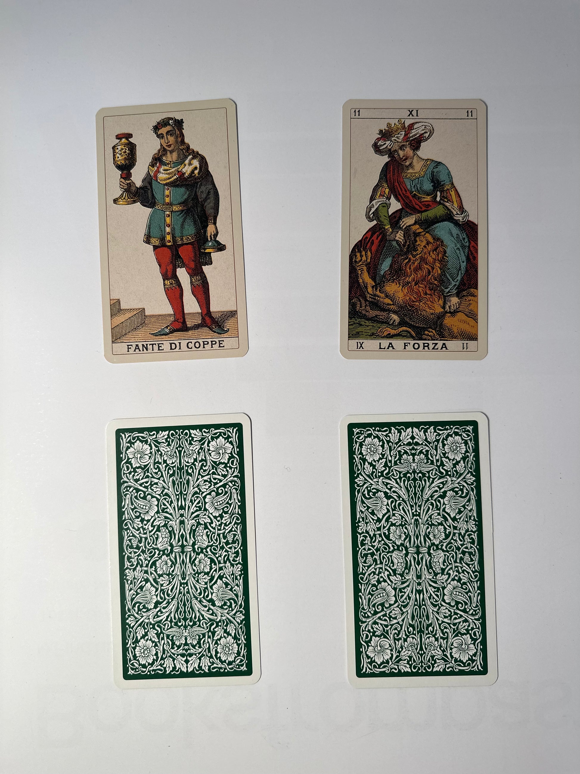Altes Italienisches Tarot Deck 2000