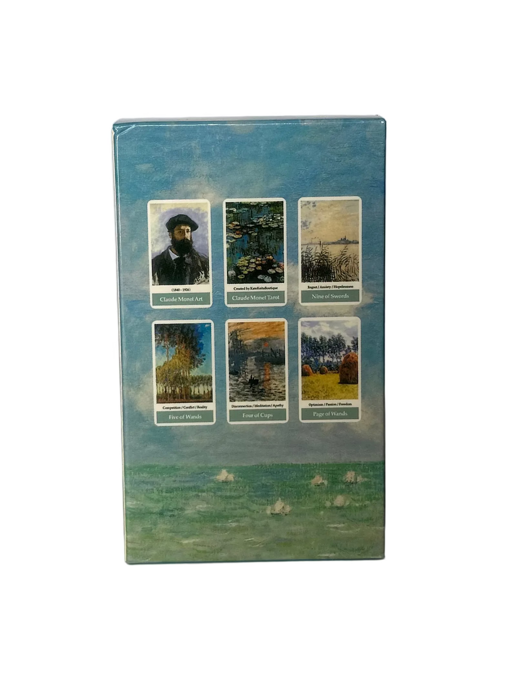 Claude Monet Impressionism ტაროს დასტა 12*7სმ