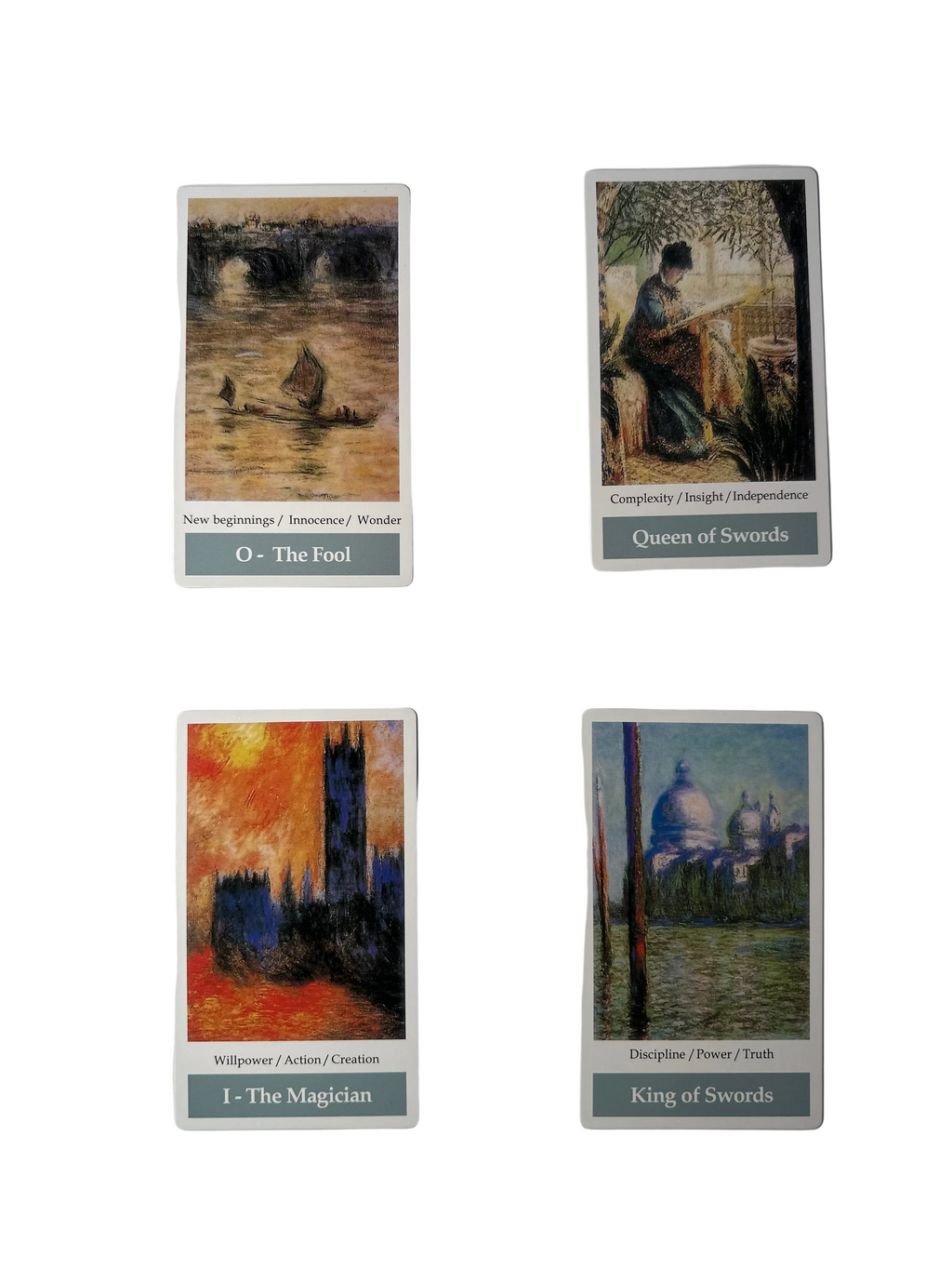 Claude Monet Impressionism ტაროს დასტა 12*7სმ