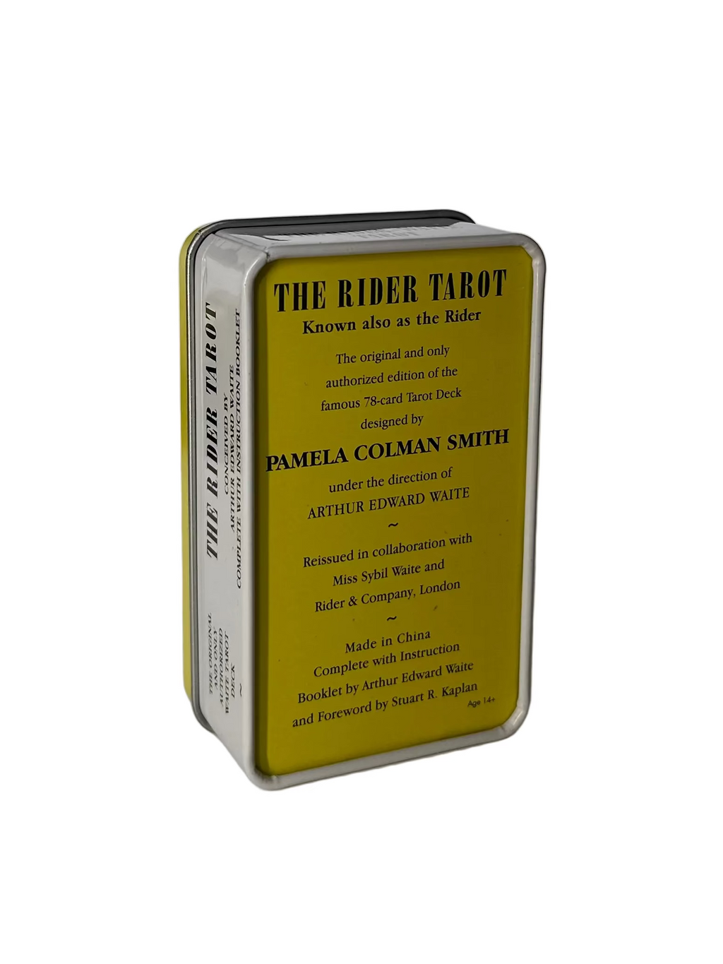 The Rider Tarot ტარის დასტა რკინის ყუთით 10*6სმ