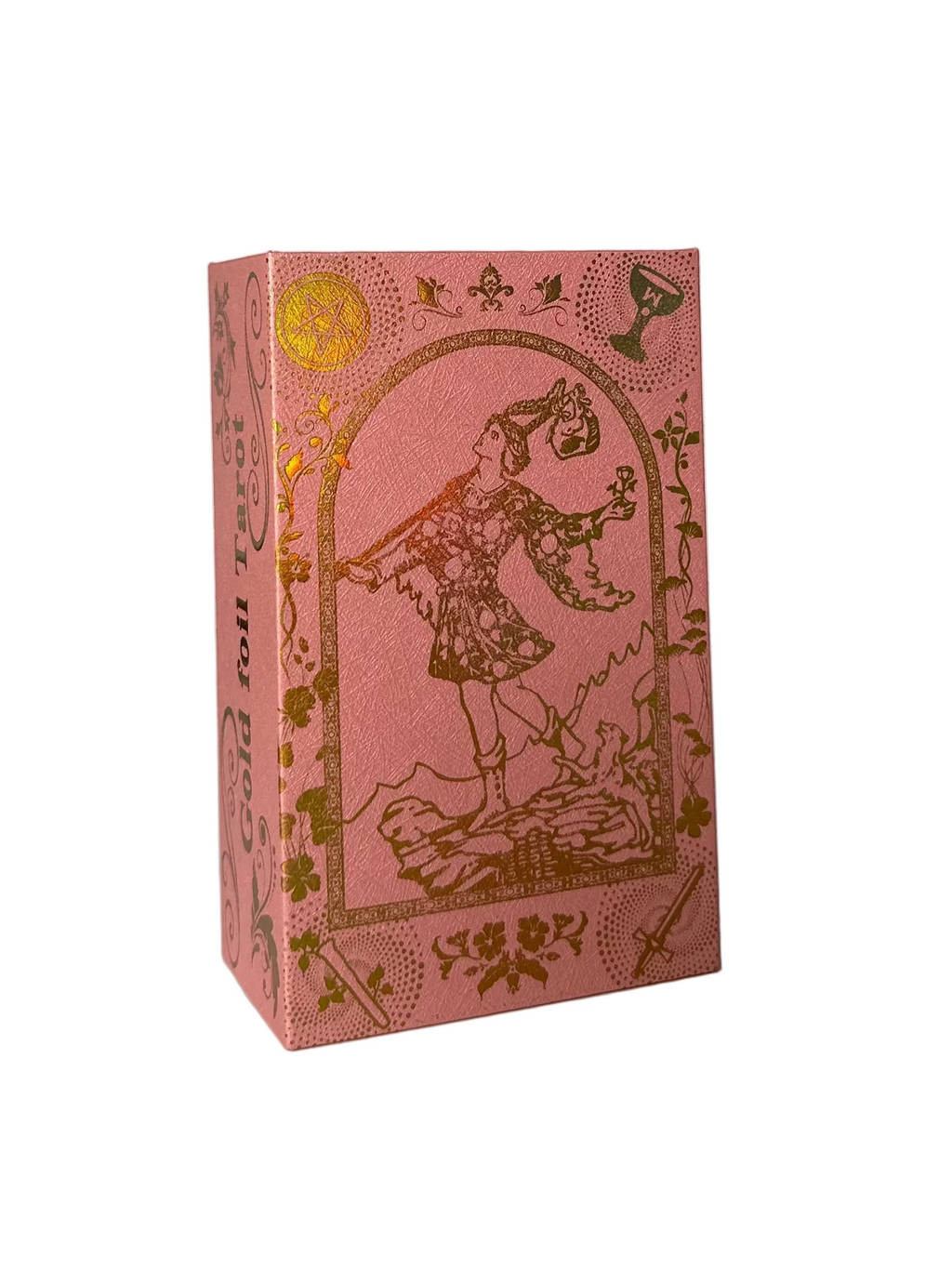 Rider-Weite-Smith Gold Foil Tarot Pink Box 12*7cm