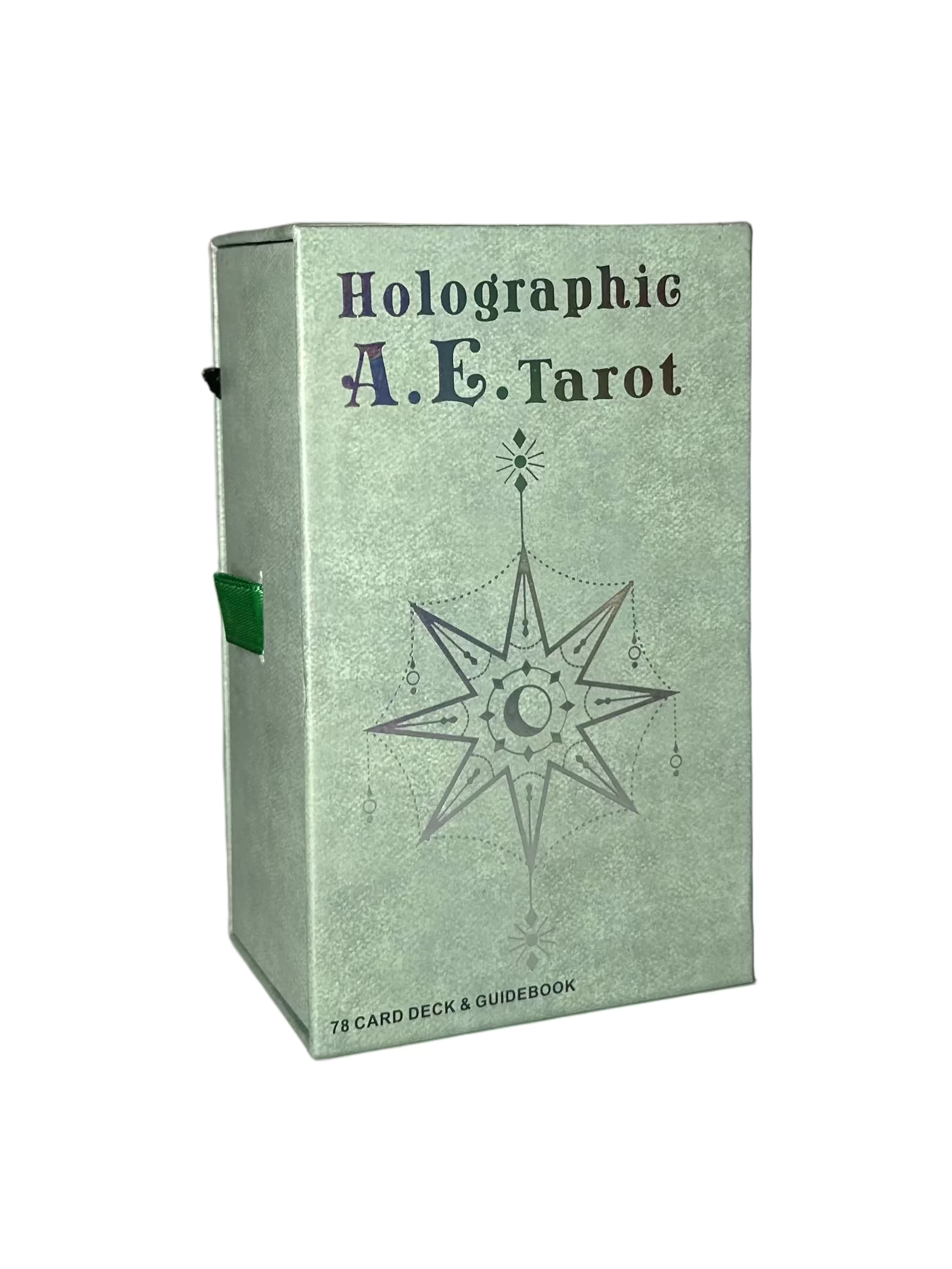 Holographic A.E. Tarot Rider ტაროს დასტა კარდონის ყუთით 12*7სმ