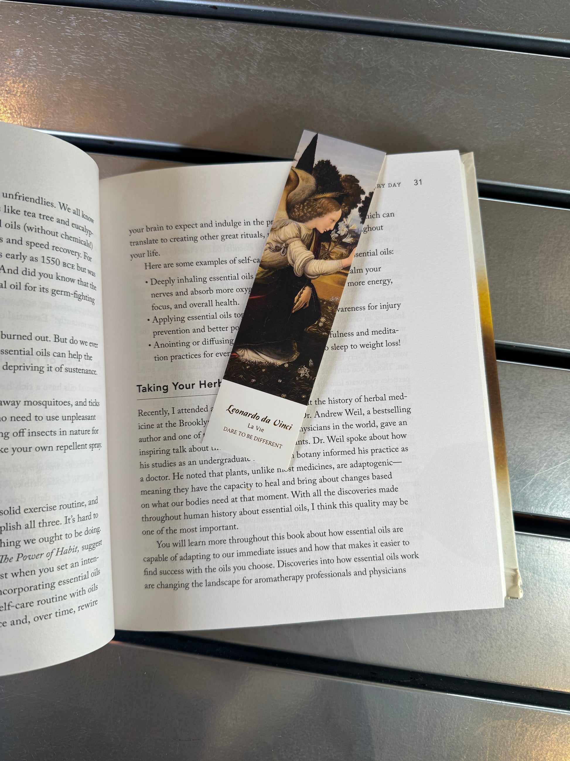 წიგნის სანიშნე Da Vinci