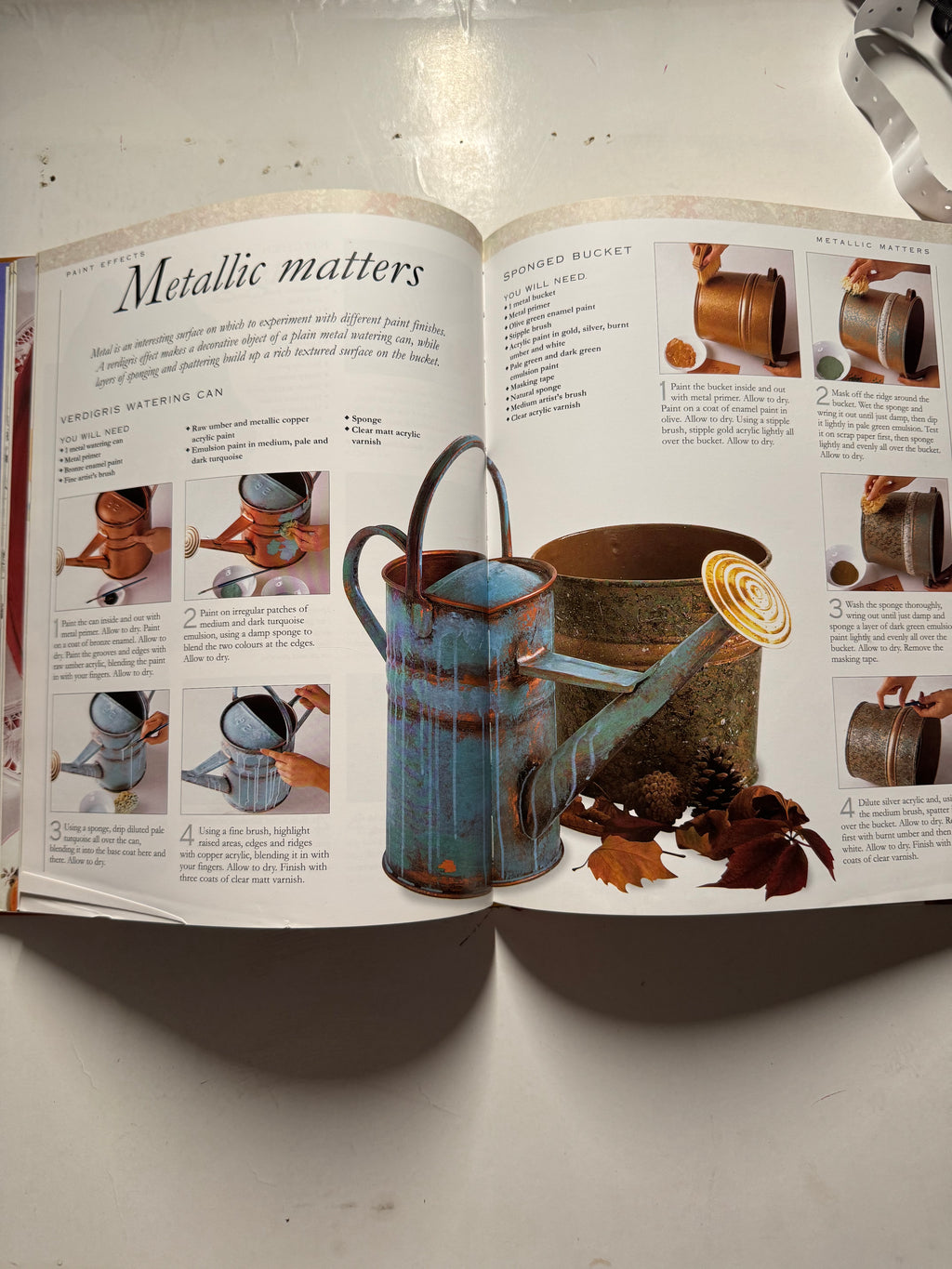 Finishing Touches with Paint & Paper