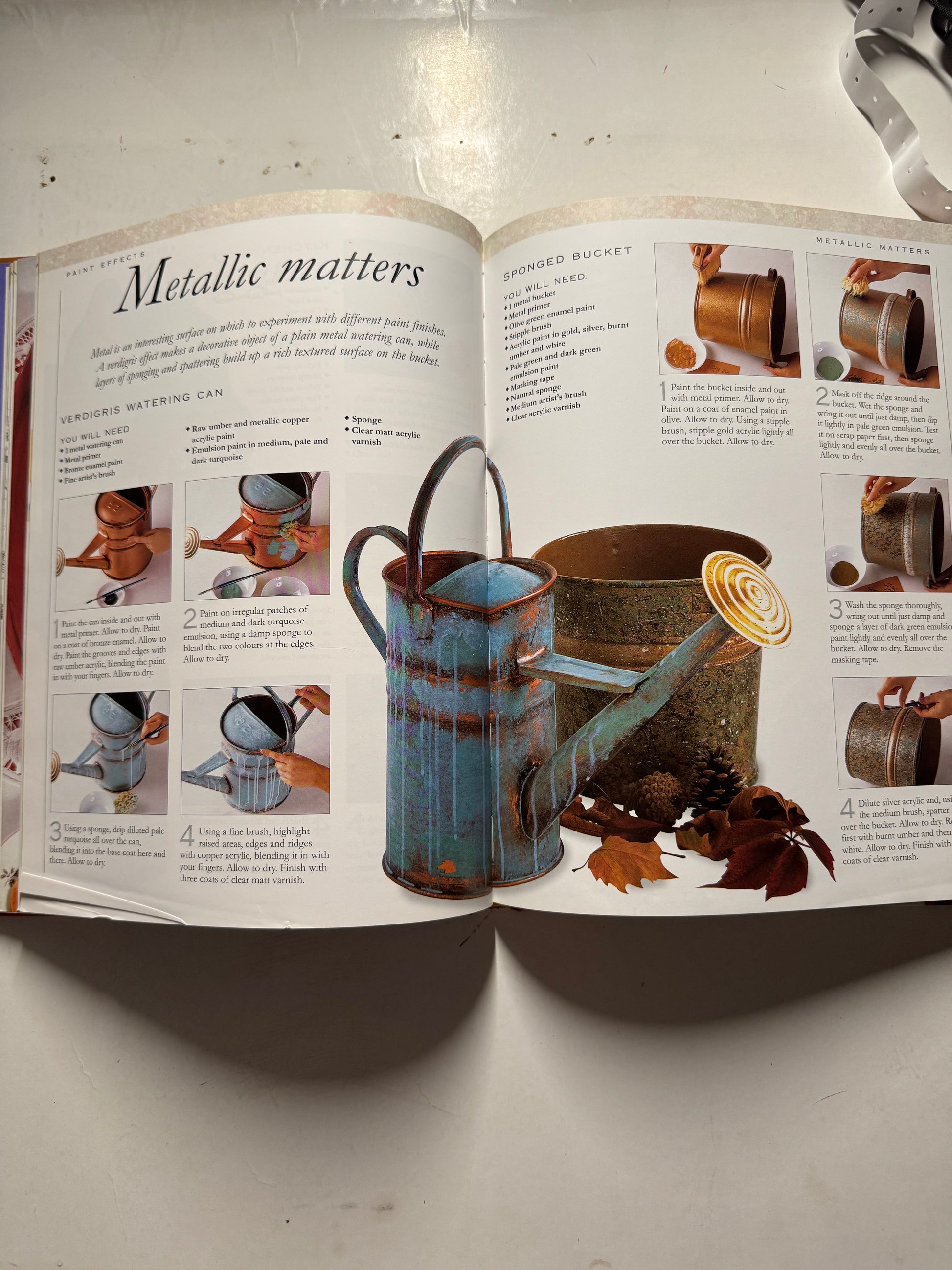 Finishing Touches with Paint & Paper