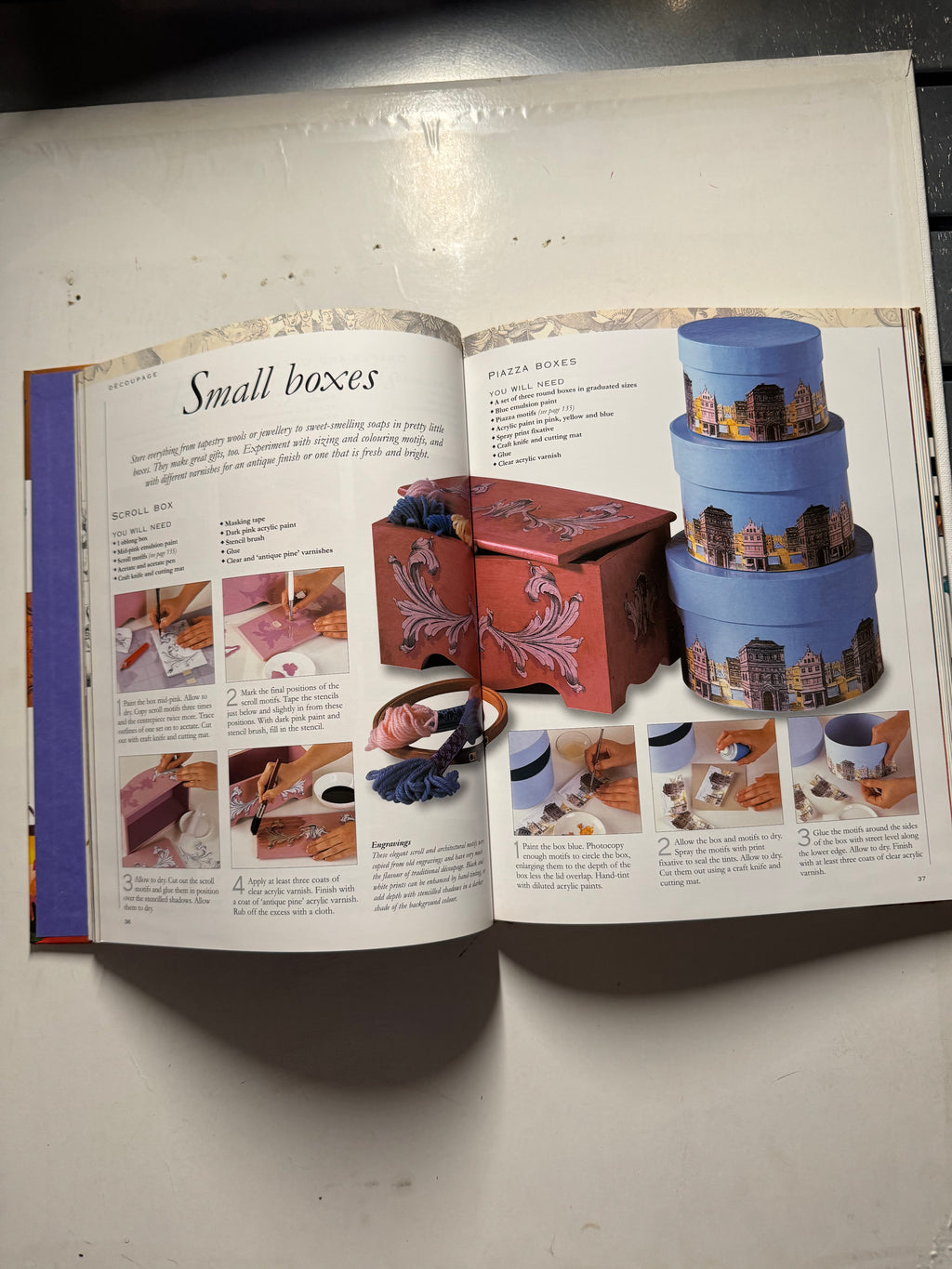 Finishing Touches with Paint & Paper