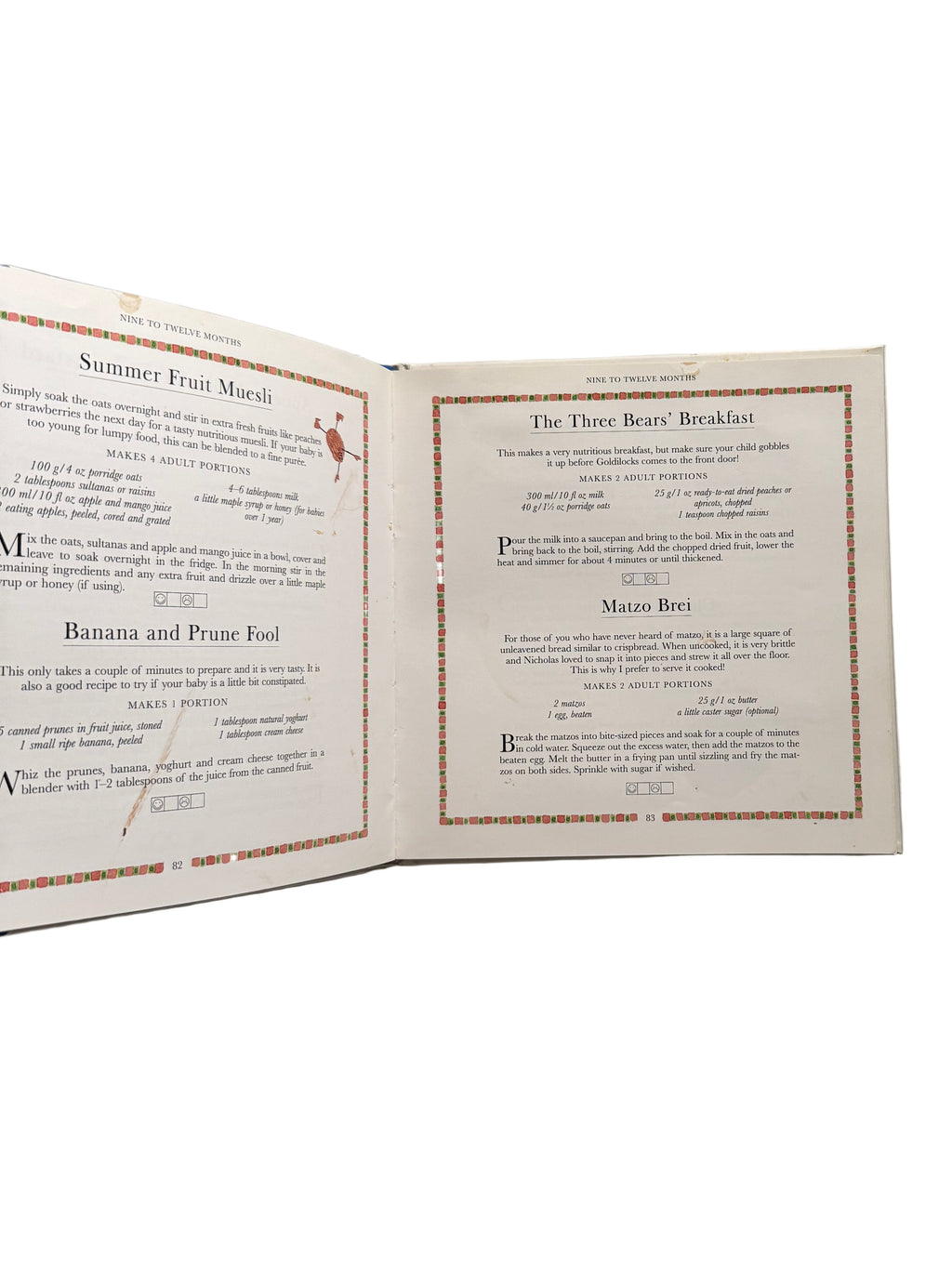 Baby and Toddler Meal Planner