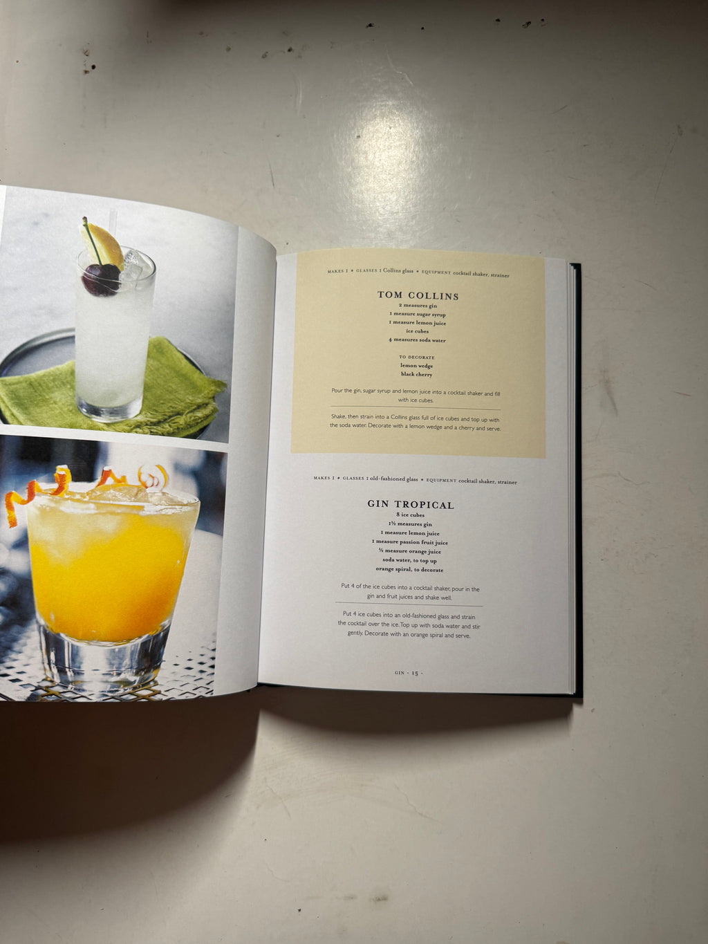 Classic cocktails