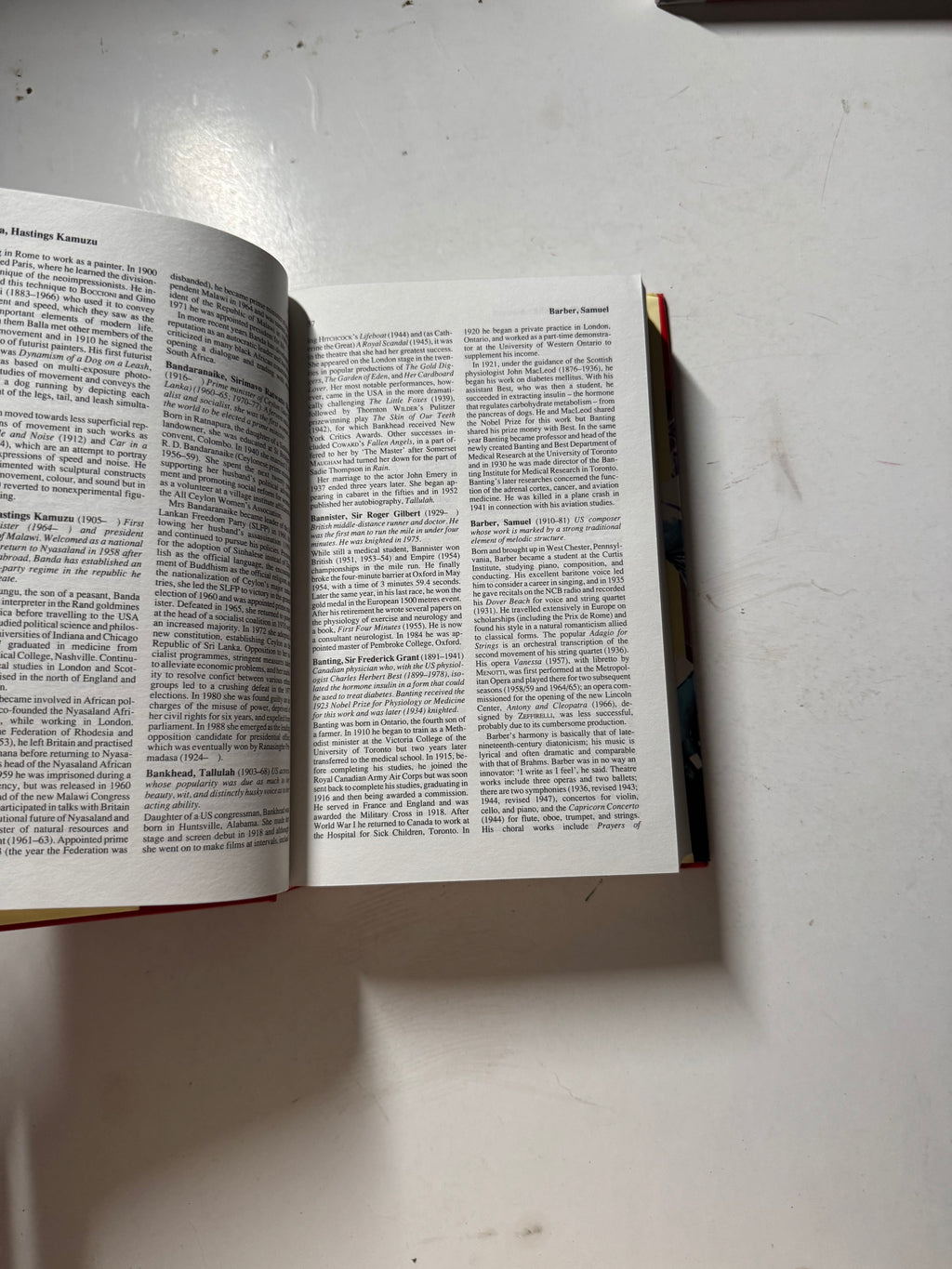 Dictionary of 20th Century World Biography