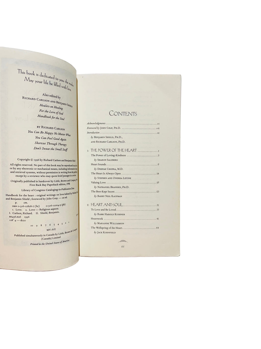 Handbook for the Heart: Original Writings on Love