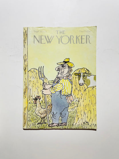 Sept.18, 1978 The New Yorker Magazine