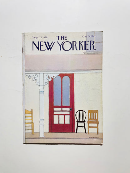 Sept. 25, 1978 The New Yorker Magazine