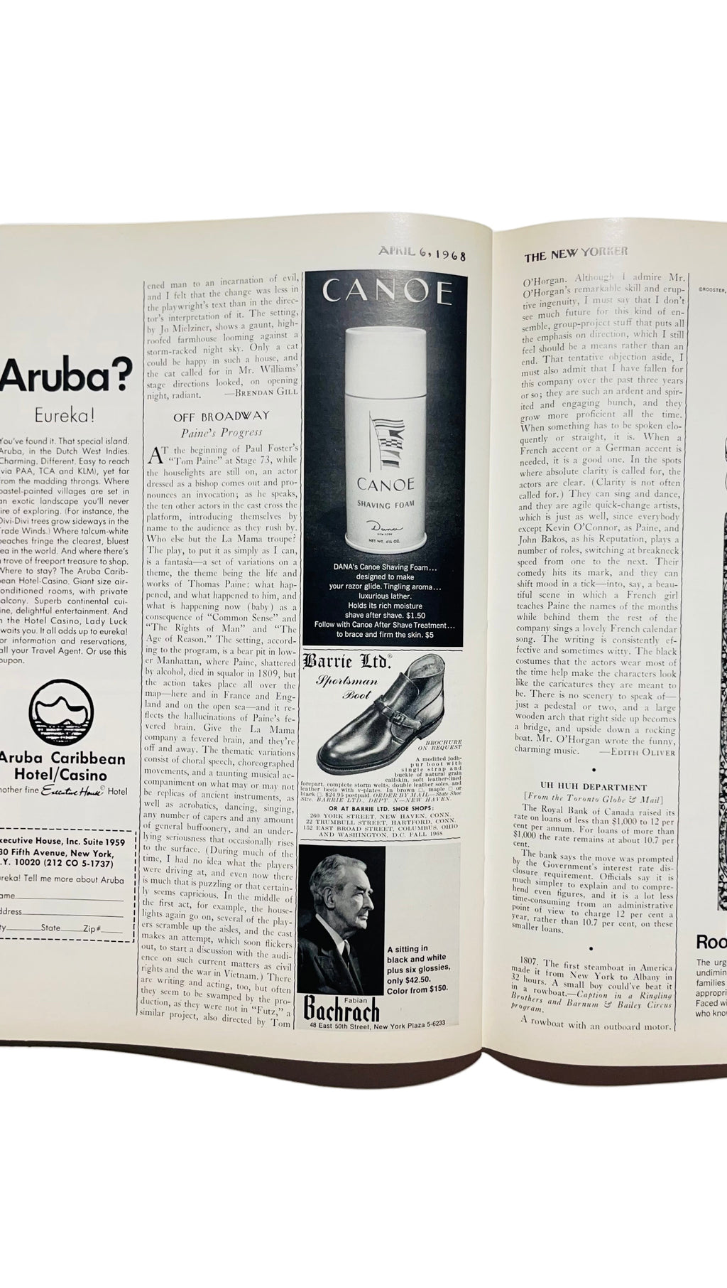 1968 წლის 6 აპრილი The New Yorker Magazine