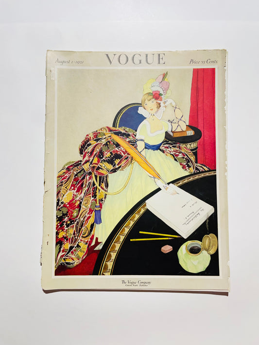 Vogue 1921 წლის 1 აგვისტო