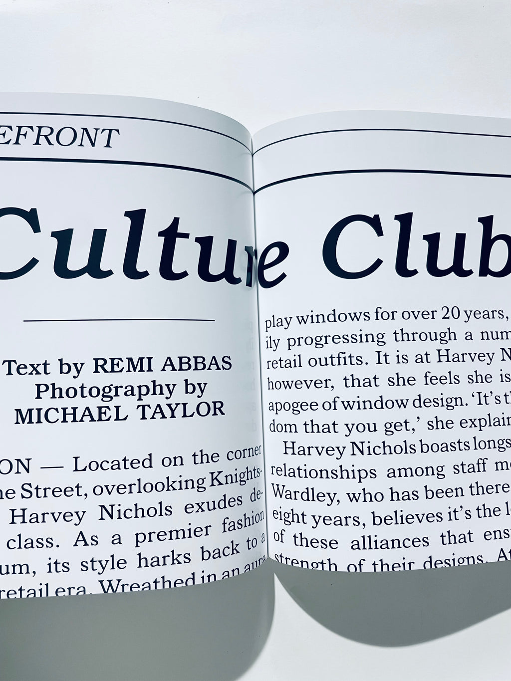 წინა პლანზე: მაღაზიის ფანჯრის დიზაინის კულტურა