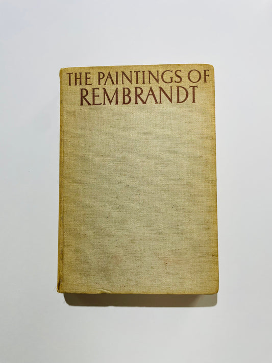 Paintings of Rembrandt