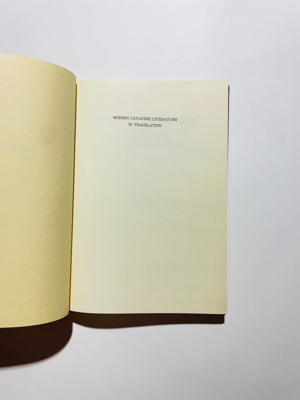 Modern Japanese Literature in Translation