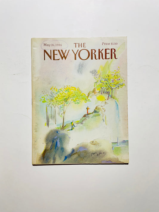 1986 წლის 26 მაისი The New Yorker Magazine