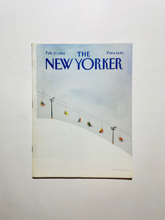 თებერვალში 27, 1984 The New Yorker Magazine