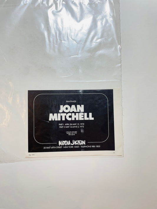 Joan Mitchell Authentic Advertising Poster